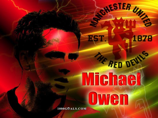 man utd wallpaper. Michael Owen Man Utd fc